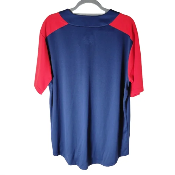 Minnesota twins button down short sleeve baseball shirt size large - Picture 2 of 10